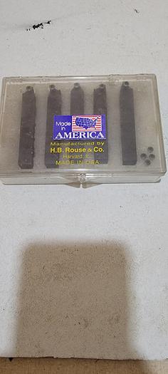 Used 5 PC 1/2'' Indexable Carbide Insert Lathe Turning Tool Bit Set Cst-8 Chipbreaker (B13)