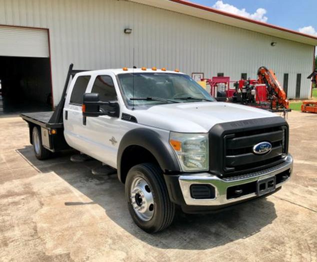 Used 2011 Ford F550 XLT Crew Cab 4x2 Flatbed