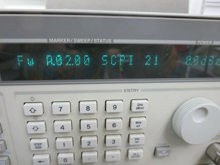 Used H-P, 83752B, Synthesized Sweeper (#2), .01-20 GHZ, Powers On,For Parts Or Repair