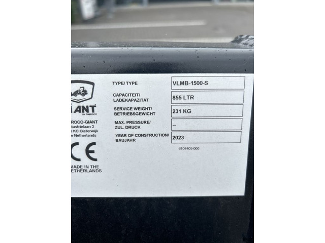 2023 Tobroco Volumebak 150 cm Giant aanspan