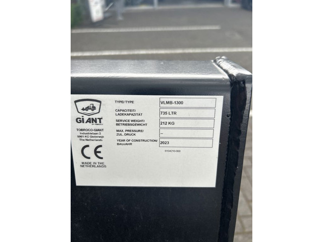 2023 Tobroco Volumebak 130 cm Giant aanspan