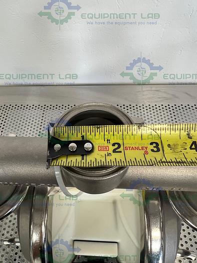 Used Wilden  Stainless Steel T4 Air-Operated Double Diaphragm Pump 1 1/2"