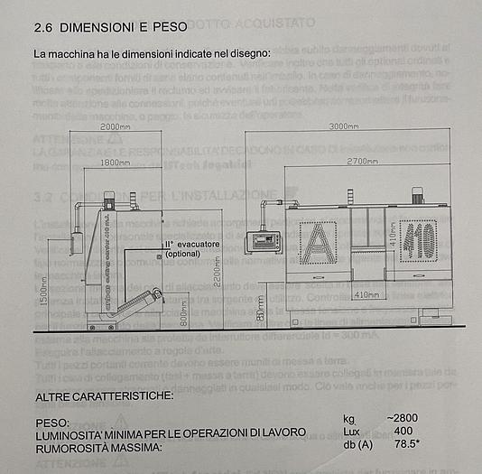 Ottime Segatrice a Nastro Cnc ISTECH CUTTING CENTER A-410