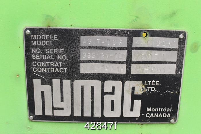 Used Hymac 42 FD 3060 Side Mount Agitator #42647