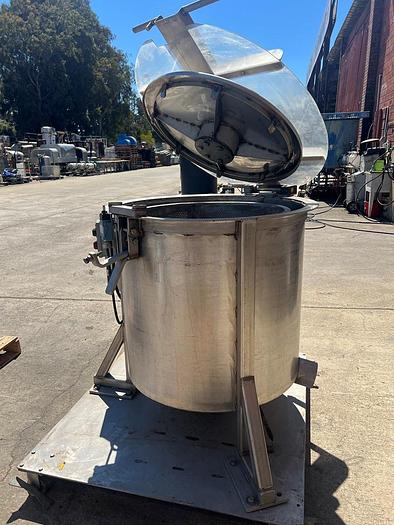 Used Centrifuge, Basket, Perforate, 30" x 28", S/st, 3 HP #S744758