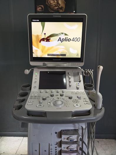 Gebraucht Toshiba TUS-A400 Aplio 400 Ultraschallgerät mit §sonden und