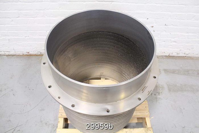 Used Bird M-400 Stainless Steel Centrisorter Basket, .008" Slots #29959