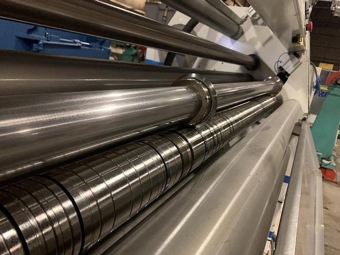 Used 62" ASHE DUPLEX CANTILEVERED SLITTER REWINDER