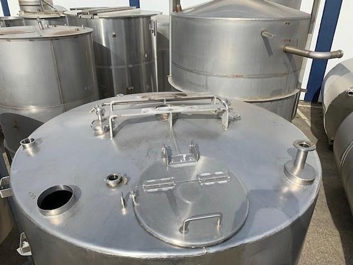 Used Highland Equipment 1,400 Gallon Stainless Steel Vertical  Mixing Tank