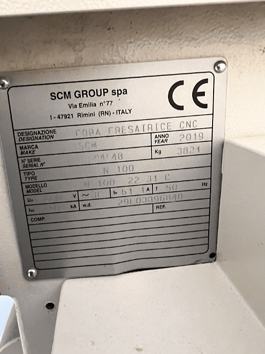 Used SCM Morbidelli N100 - CNC Machining Center - 2019