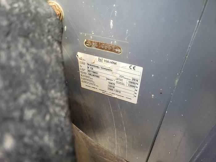 Used 2016 HAMM H13i