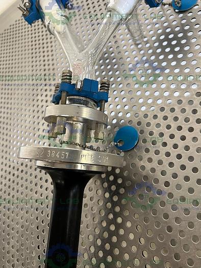 Used Buchi  AG Katalog 8801 Y Shaped Glass w/ 2 Valves