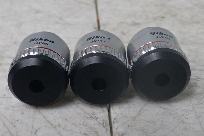 Used Nikon Japan E Plan 4/0.1 160/- Microscope Objective
