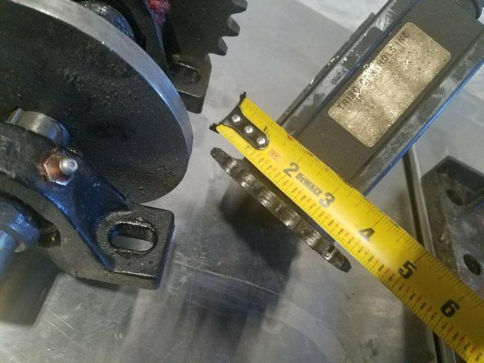 Used Triad Motor Mount and Idlers for chain drive w/ pillow boxes sprockets Complete