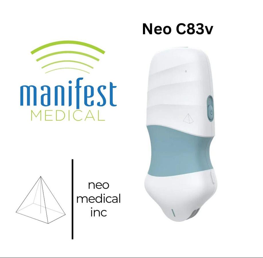 For Sale Neo C83v Veterinary Wireless Handheld Ultrasound Transducer System | Manifest Medical Jacksonville, FL USA