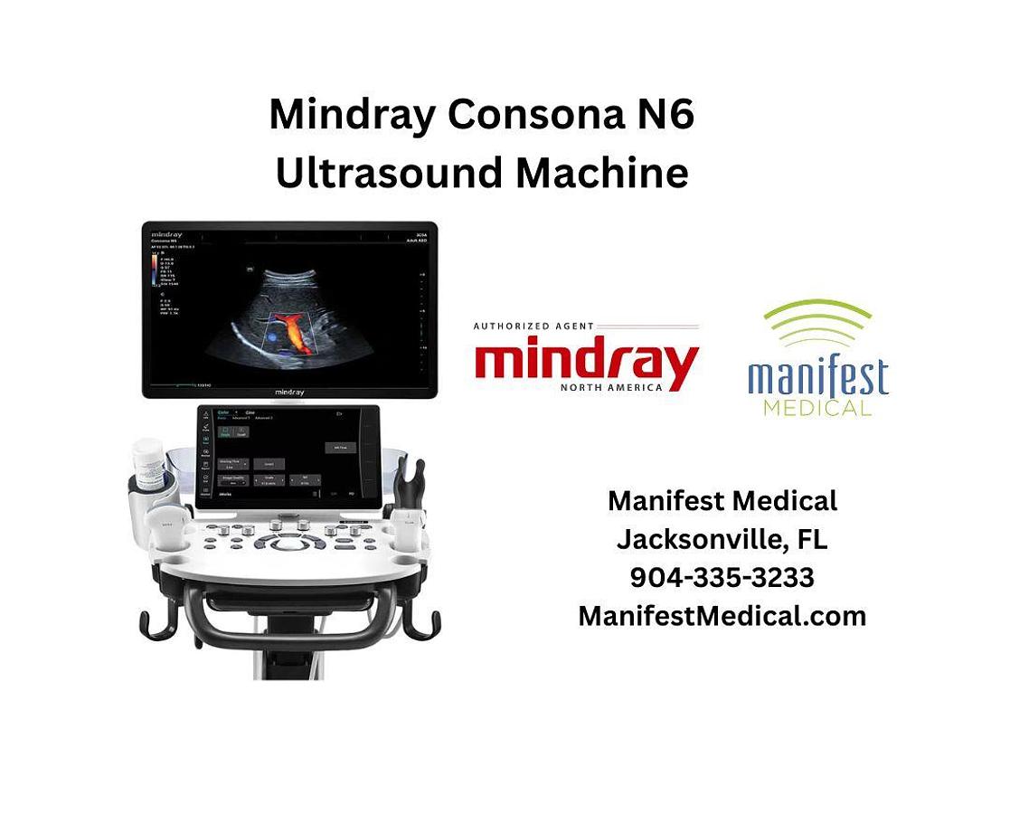 Mindray Consona N6 Ultrasound Machine for Sale or Rent | Manifest Medical
