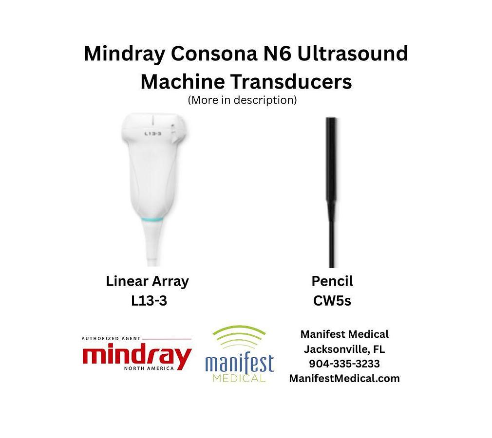 Mindray Consona N6 Ultrasound Machine for Sale or Rent | Manifest Medical