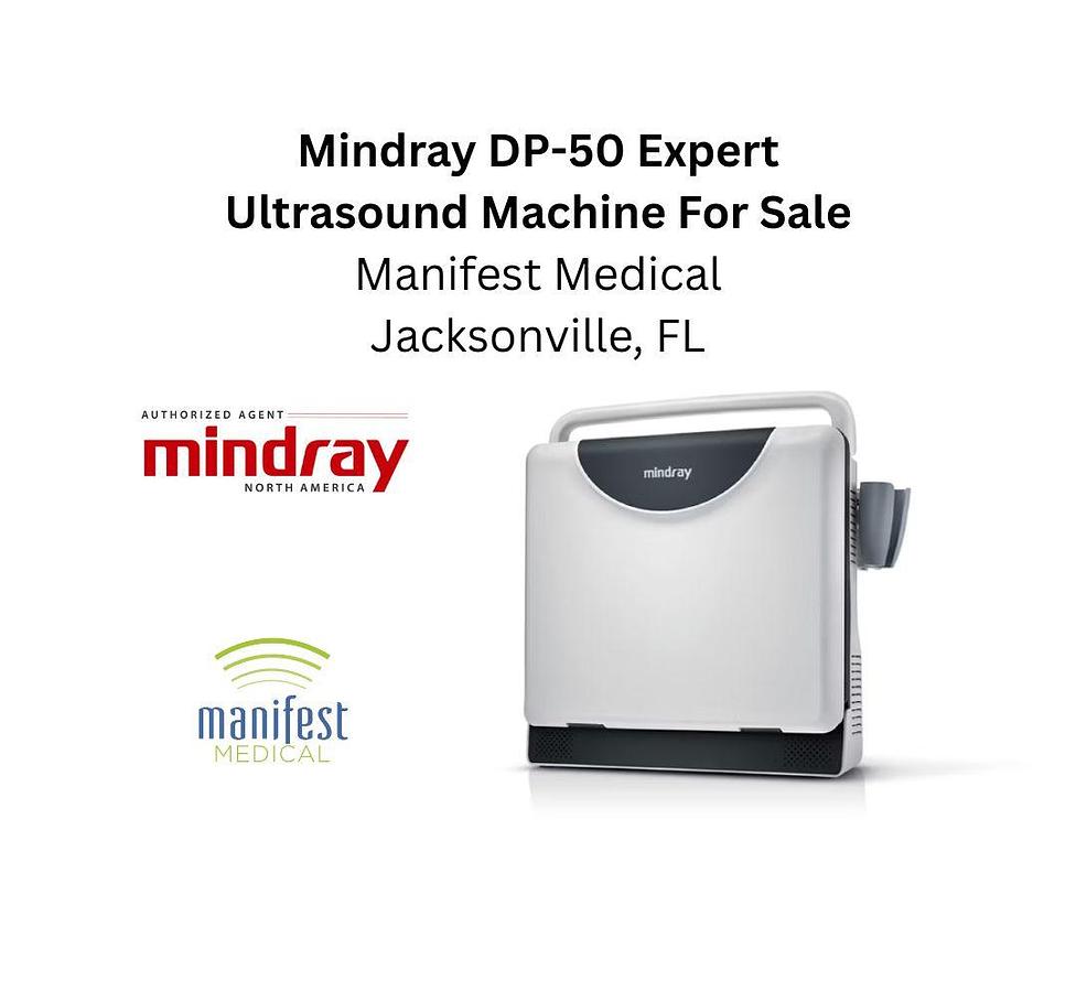 Mindray DP-50 Expert Portable Ultrasound Machine For Sale | Affordable Ultrasound Machine | Manifest Medical