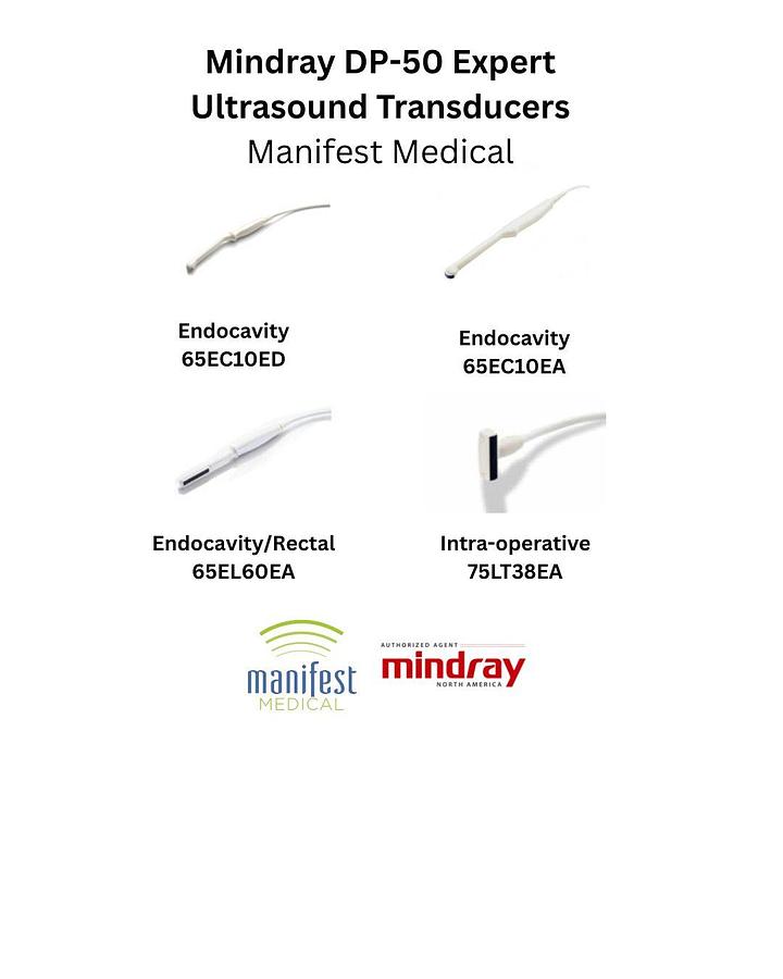 Mindray DP-50 Expert Ultrasound Probes For Sale | Manifest Medical