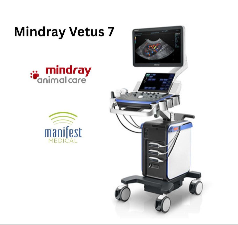 Mindray Vetus 7 Veterinary Ultrasound Machine For Sale | Manifest Medical Ships From Jacksonville, FL