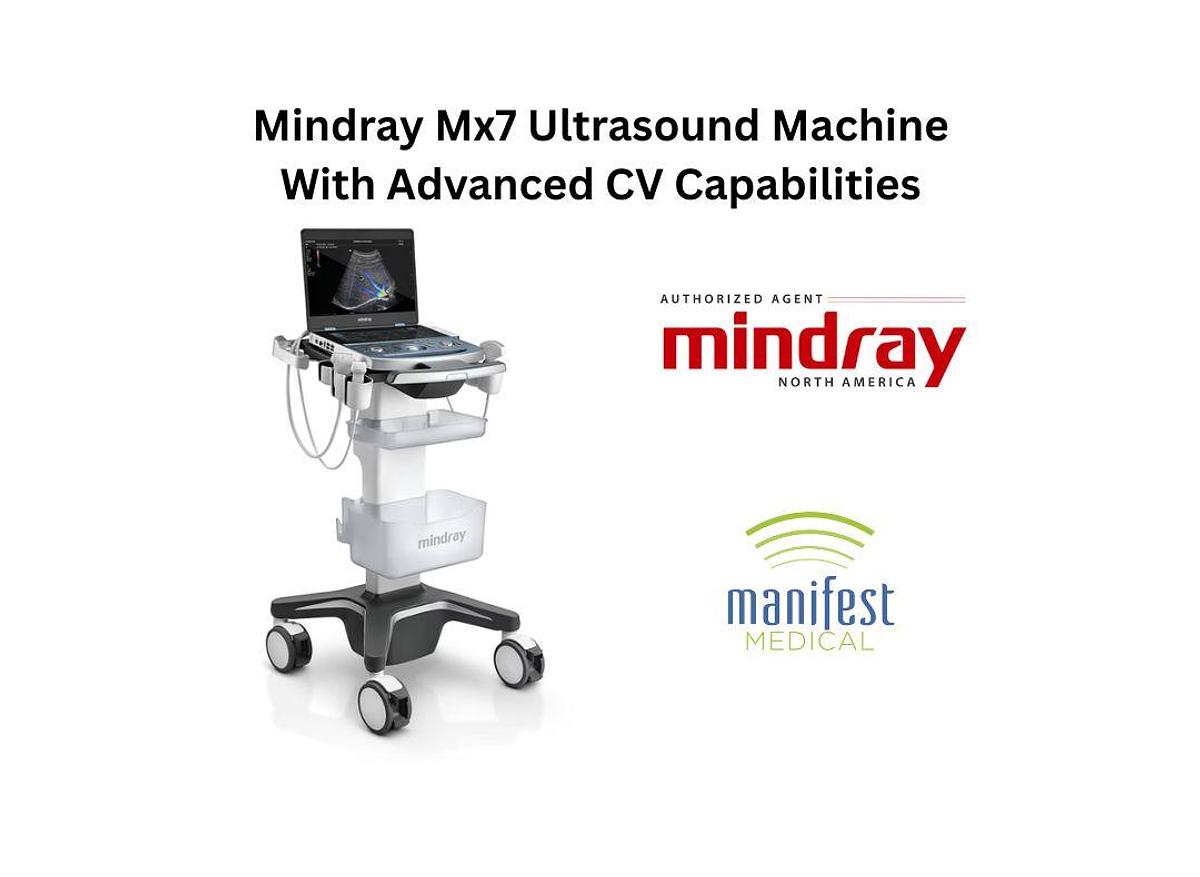 MINDRAY MX-7 Advanced CV Shared Service Ultrasound Machine for Sale or Rent
