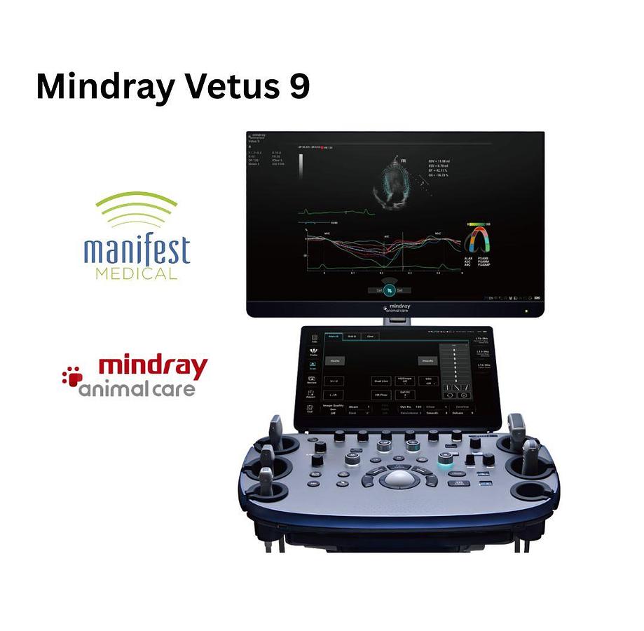Ships from Jacksonville, FL - Mindray Vetus 9 Veterinary Ultrasound Machine For Sale | Manifest Medical
