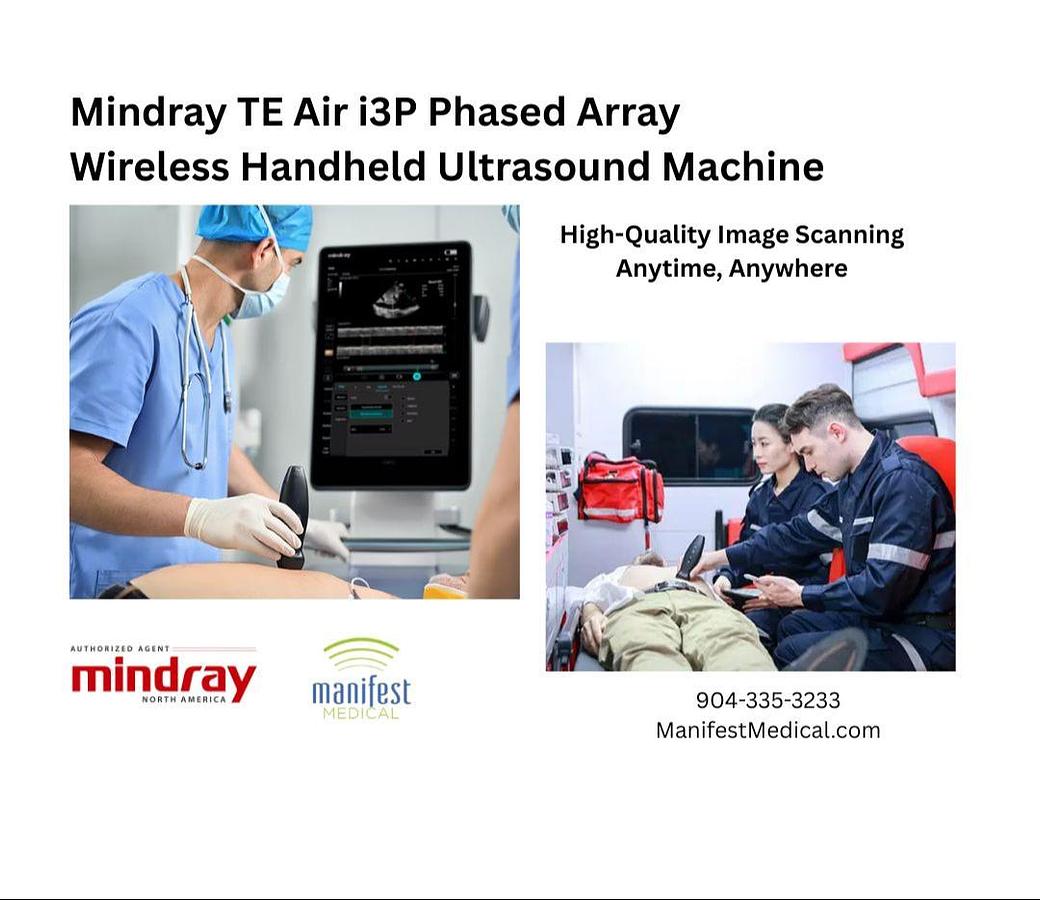 Mindray TE Air i3P Phased Array Handheld Ultrasound Machine For Sale | Manifest Medical