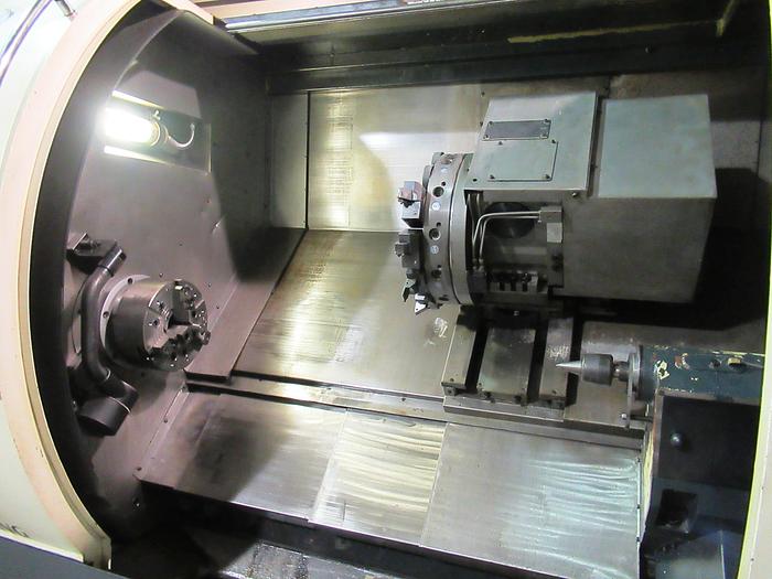 Used 2005 Johnford SL-650-CS CNC Lathe with Live Milling