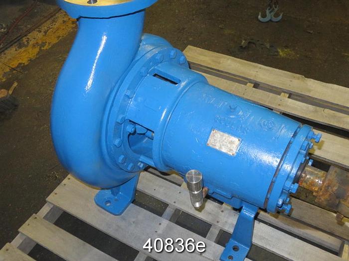 Used Goulds 3196 6x8x13 Pump, SS Casing, 6-Vane, 12.5 SS Open Impeller #40836