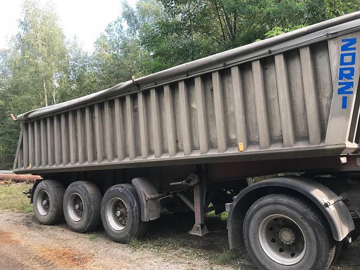 Used 1991 HANGLER FRUEHAUF Typer trailer full ALUMINIUM typer with steel CHASSIS