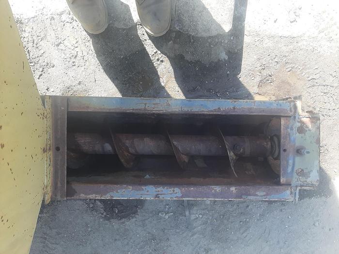 Used Hopper, 20 CF, C/st, 96" x 24" x 16", Screw Discharge #S738858