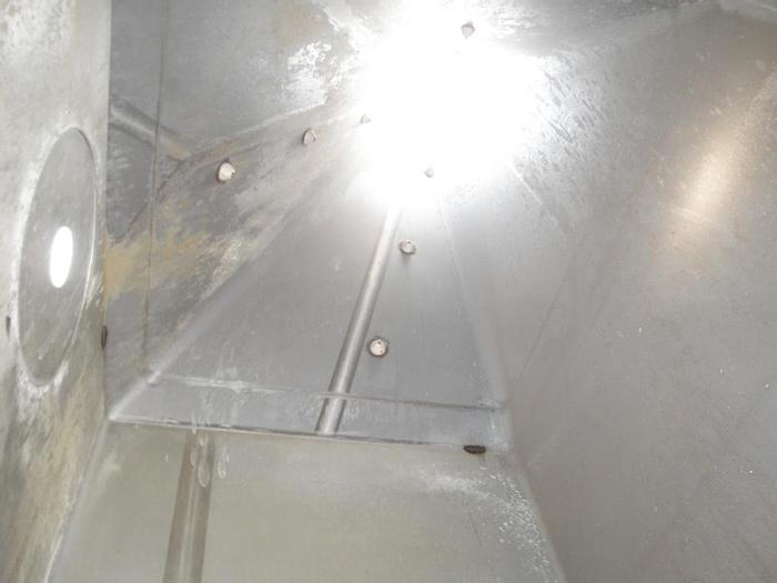 Used Hopper, 150 CF, S/st, 5' X 4.5' X 5.5', Anderson Dahlen, #S741237