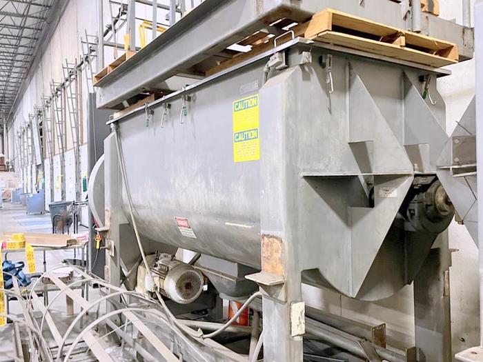 Used 120 CU. FT. AMERICAN PROCESS HEAVY DUTY DOUBLE RIBBON BLENDER - S/S - 50 HP