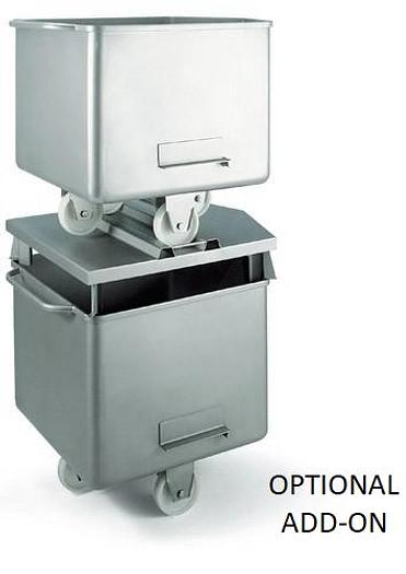 Roser Model 27790 Fully Perforated 400 lbs. Industrial Meat Buggy