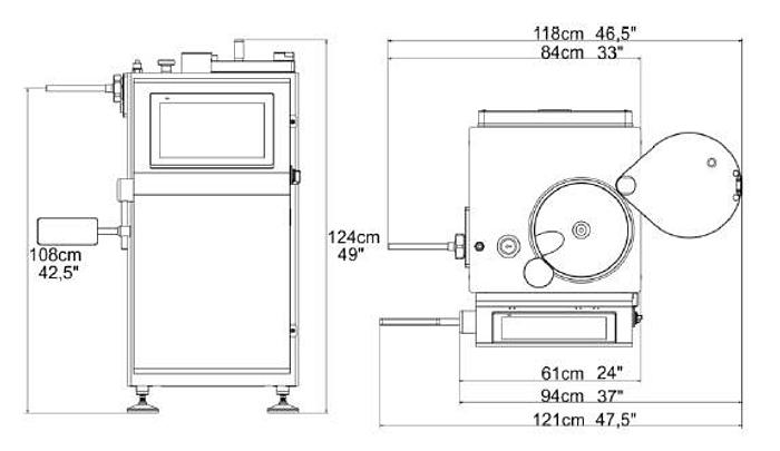 Talsa TALSA 30L Piston Stuffer with Digital Portioning and Horn Twisting
