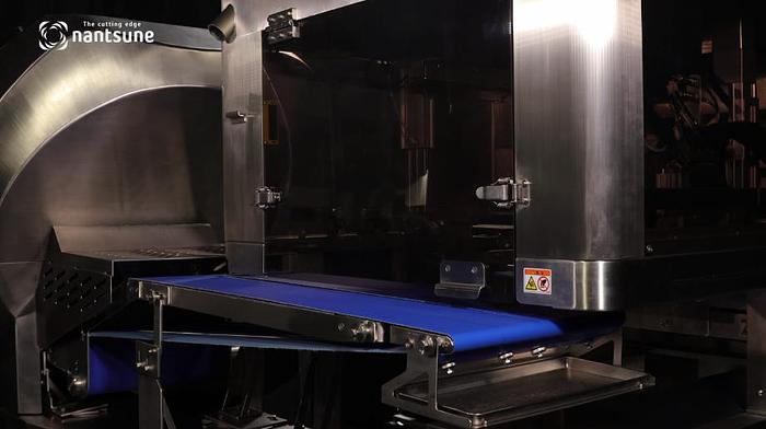 Nantsune Model NTDPD-340 Zeus Dual 3D Pack Fixed Weight Meat Slicer