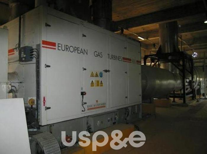 Used 4.2 MW 1995 Used Siemens SGT100 Natural Gas Turbine Generator Sets