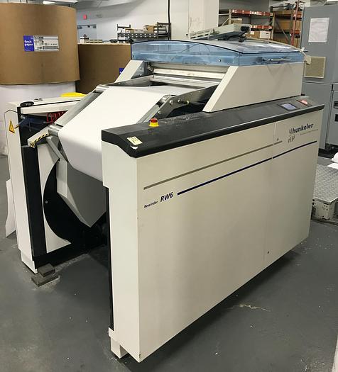 Refurbished 2012 - Hunkeler RW6-22 Rewinder, 22" Wide High Speed, 3" Core, 150 m/min