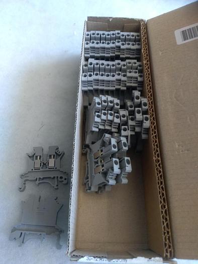 1400 Durchgangsklemmen, Reihenklemmen + Zubehör, , neu -70%