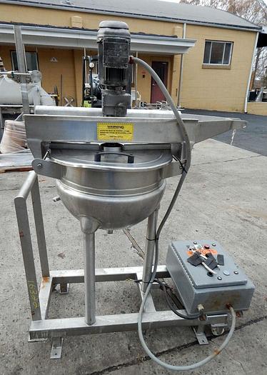 Used 20 GALLON HAMILTON DOUBLE MOTION KETTLE - S/S - JACKETED