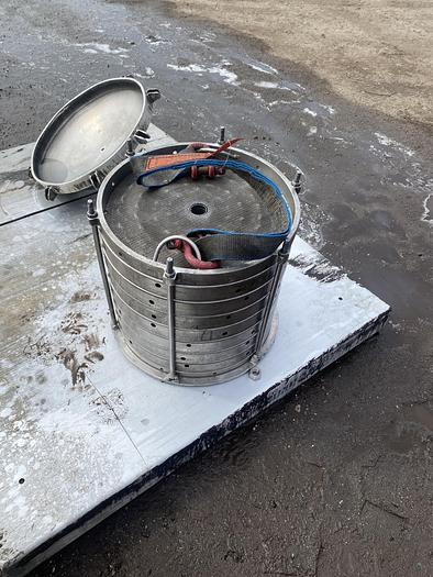 Used Used 304 stainless steel horizontal plate filter