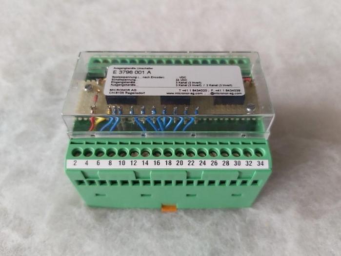 Micronor output channels switch, E 3796 001 A, Phoenix,  new