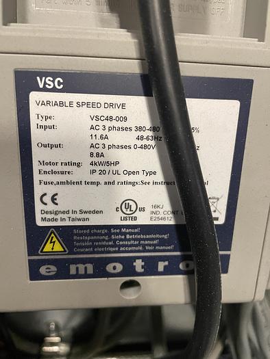 Used POWERFIN BULL DOUBLE ENDED BUFFING AND POLISHING MACHINE / GRINDER OR CUTOFF