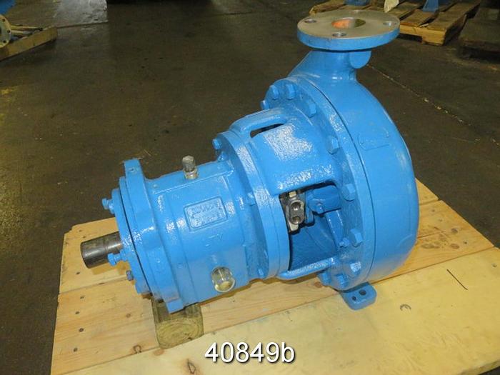 Used Goulds 3196 2x3x13 Pump, Titanium Casing, 5-Vane, 11" SS Impeller #40849