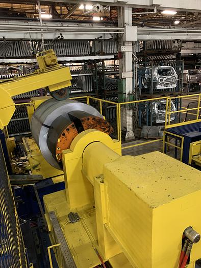 Used 84" Automatic Feed Co. Blanking Coil Feedline