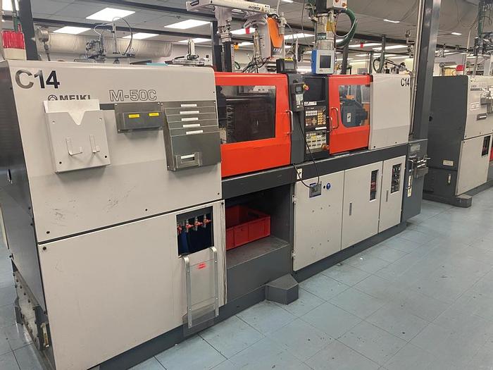 Used 1999 Meiki M-50C-AS-DM Injection Moulding Machine