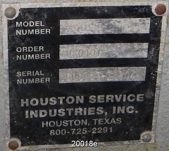 Used Hoffman 79104A Vacuum Type Blower, Order No.: 1080401.  24" Inlet And 17" Outlet. #20018