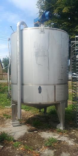 Used Zbiornik nierdzweny, jednopłaszczowy z mieszadlem, poj. 6000l