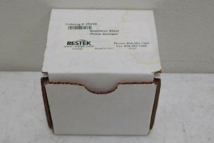 Used Restek 25238 Stainless Steel Pulse Damper