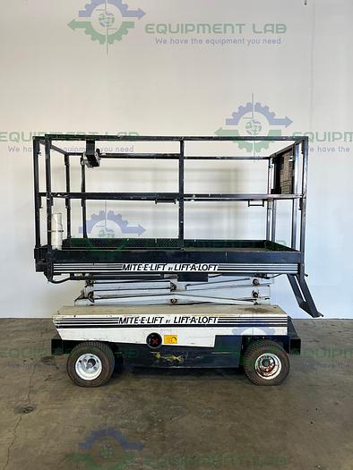 Used Lift-A-Loft  SP24-7.5 Work Platform Scissor Lift 750 Lbs Capacity 23 Ft Height